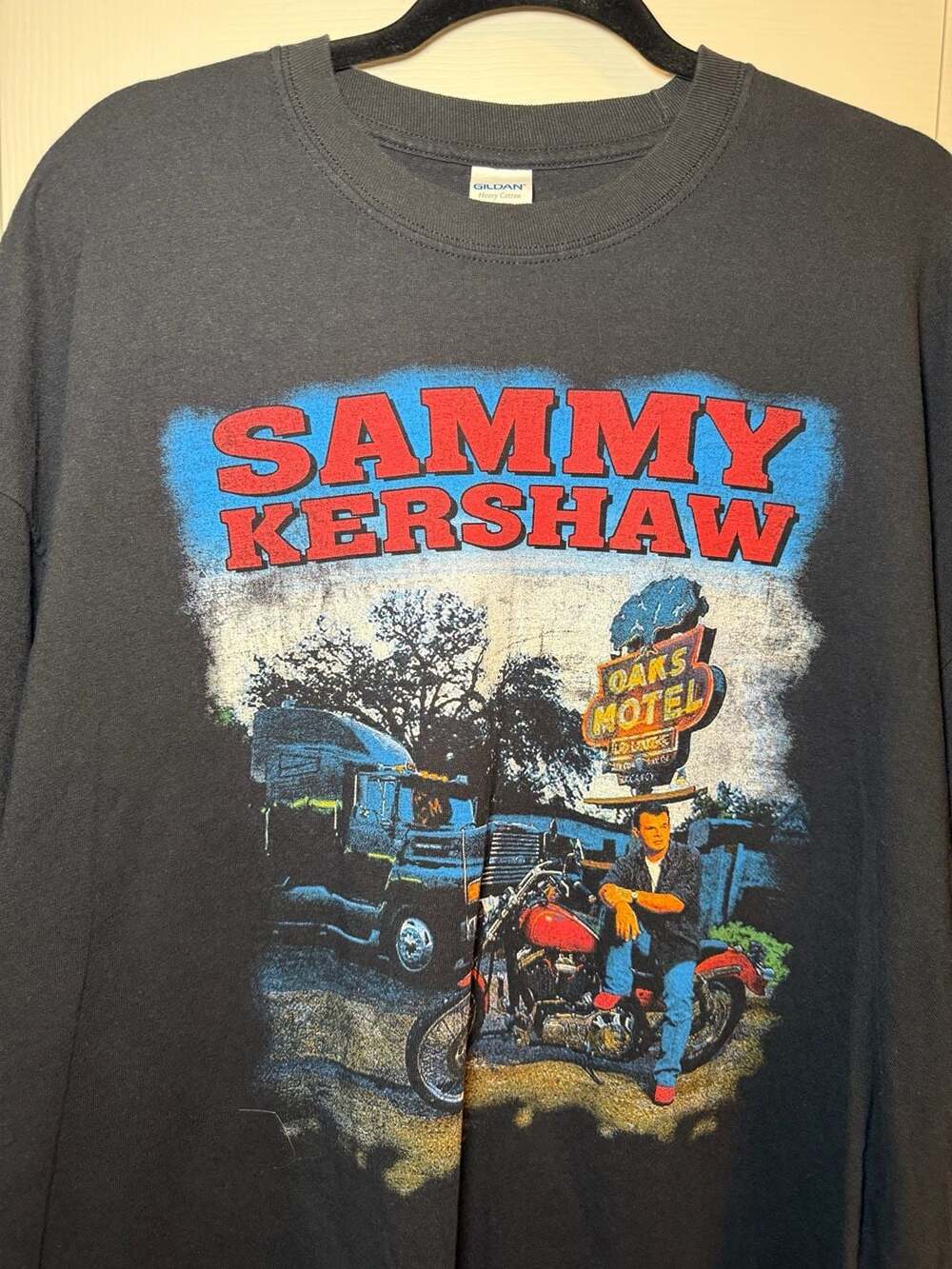 Gildan Sammy Kershaw Concert T-Shirt Size 3XL Black Country Music Tee